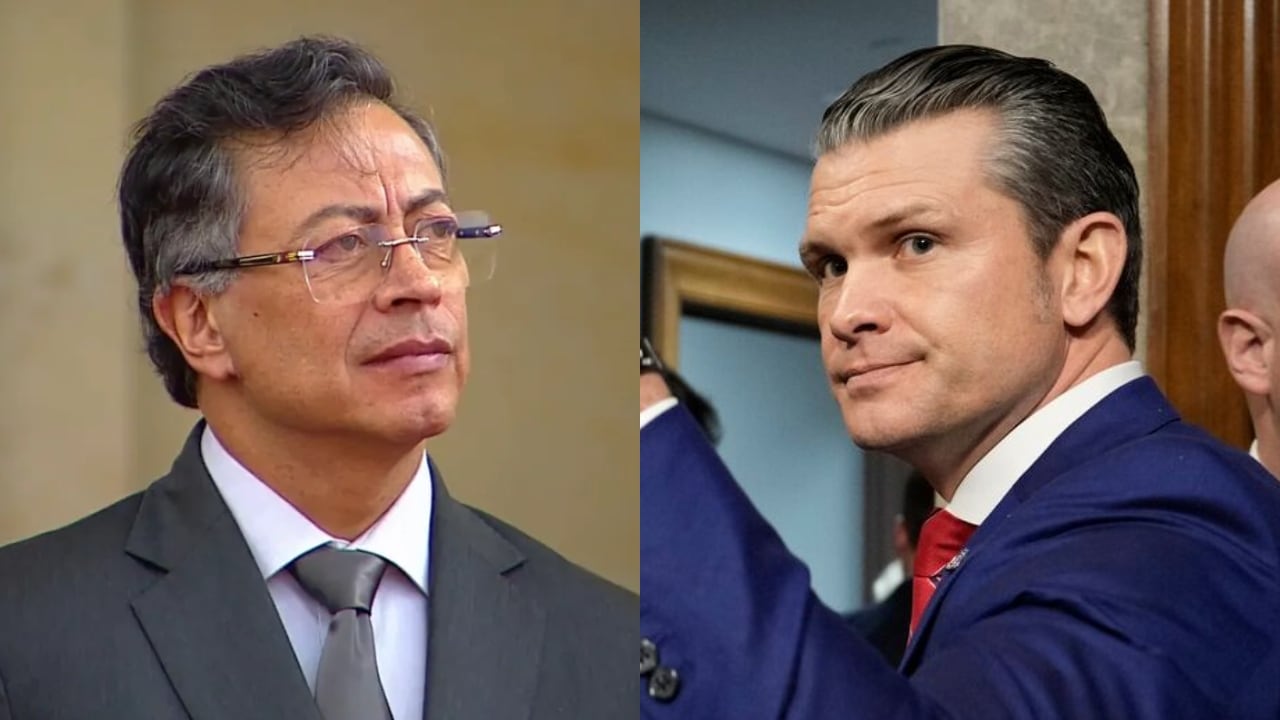 Gustavo Petro y Pete Hegseth