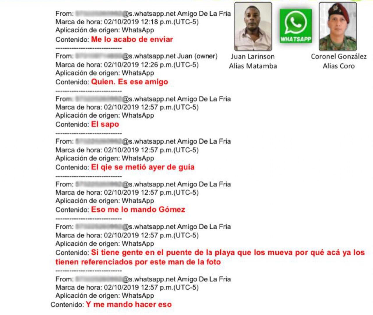 El coronel (r) Robinson González del Río enfrenta un proceso por nexos con la banda de La Cordillera.