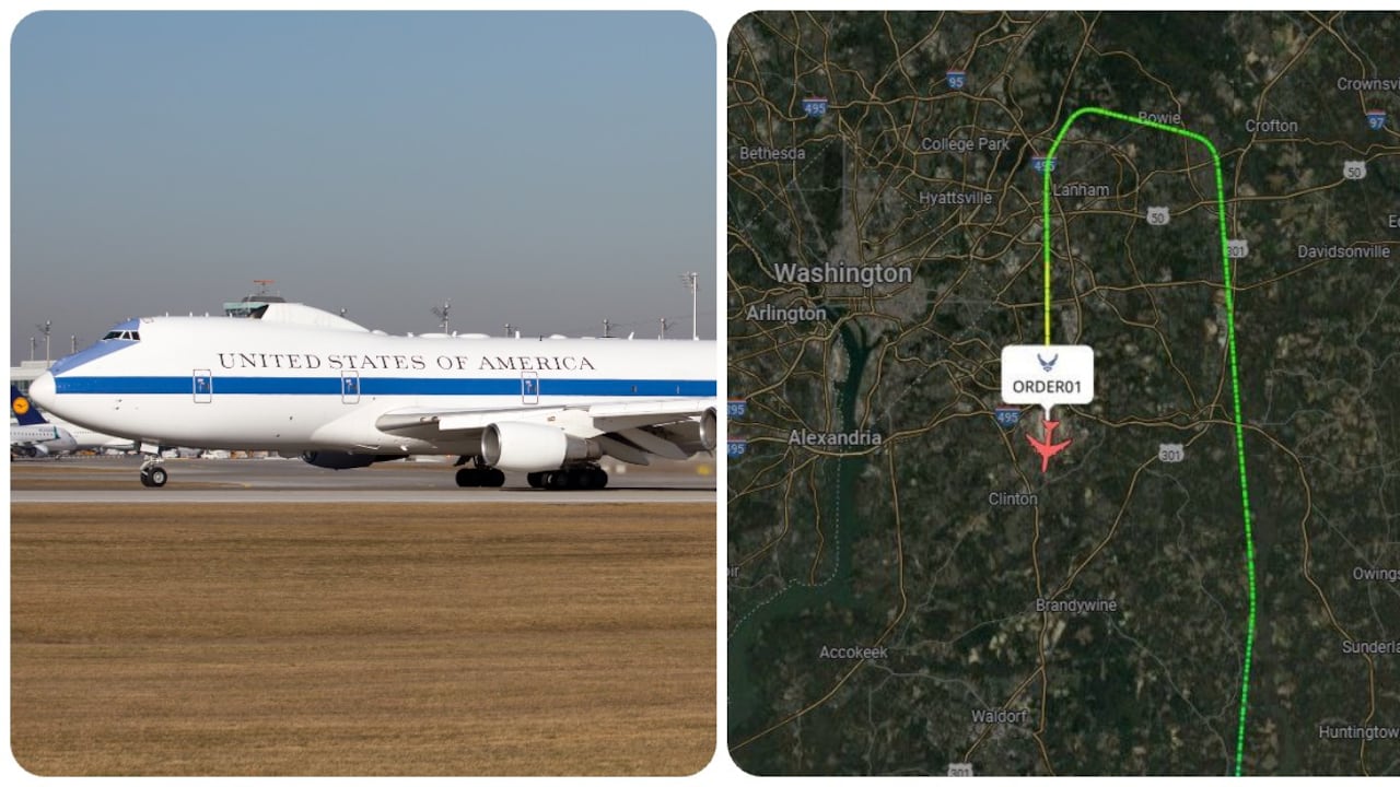El avión hizo un vuelo inusual que llamó la atención de los usuarios de las redes sociales