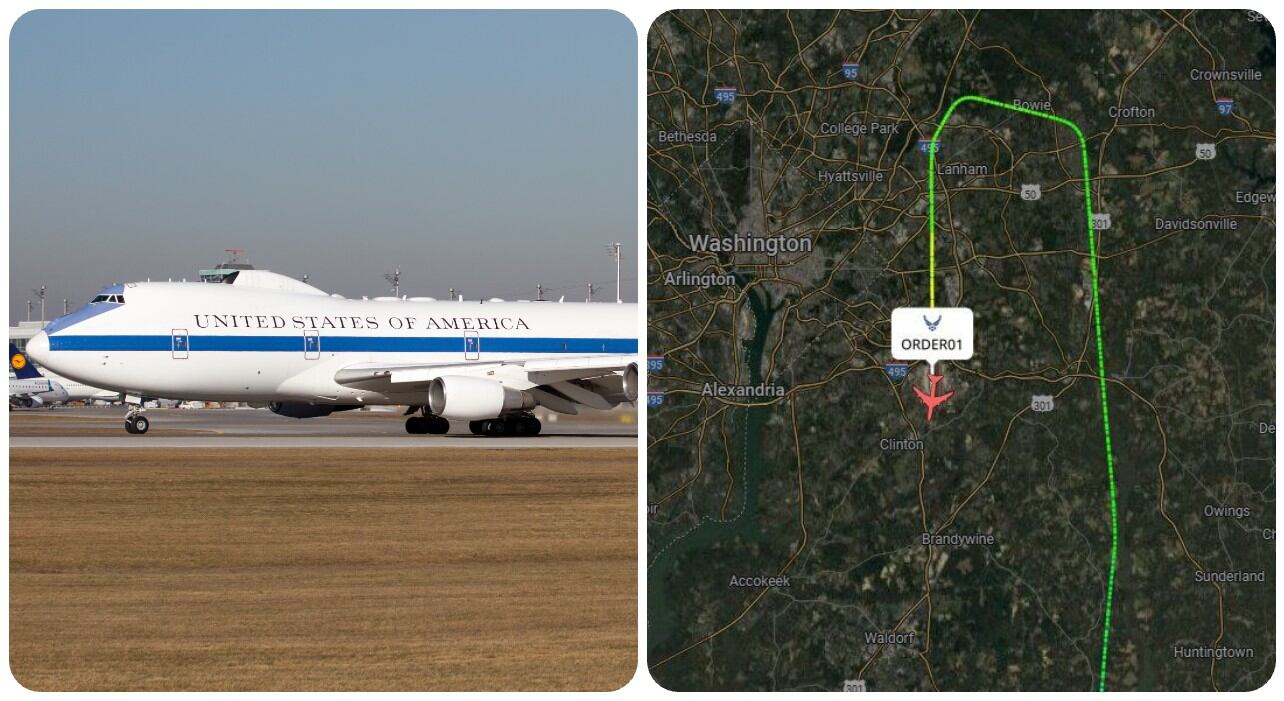 El avión hizo un vuelo inusual que llamó la atención de los usuarios de las redes sociales