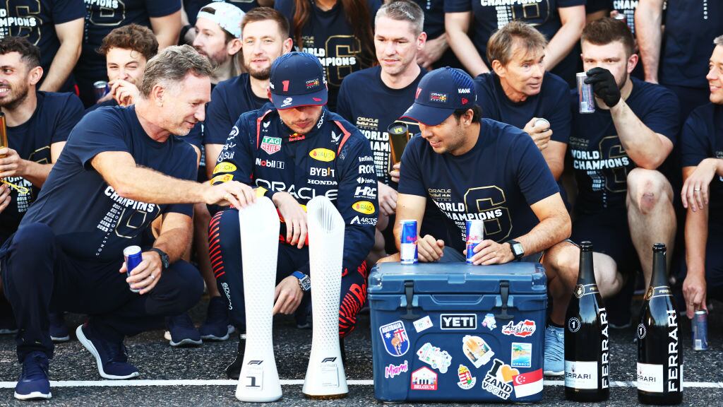 Max Verstappen y Checo Pérez