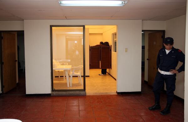 La entrada a la cocina.