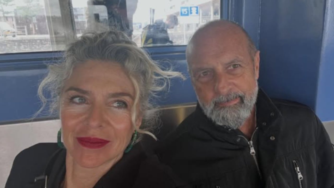 Margarita Rosa de Francisco y su pareja