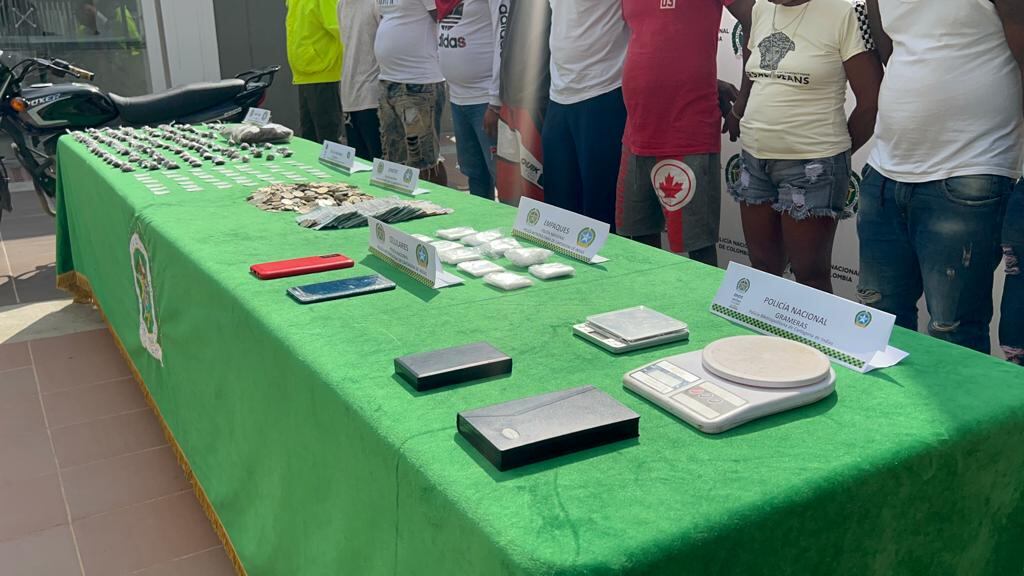 Capturados en Turbaco por expendido de estupefacientes