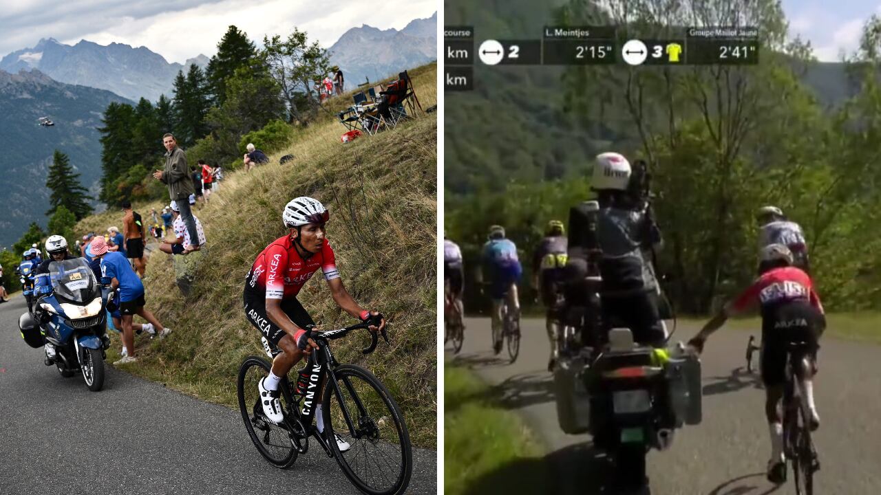 La organización del Tour de Francia 2022 no pasó por alto la acción del colombiano