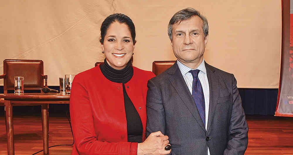 Eleonora Cajiao y Juan Alberto Castro. 