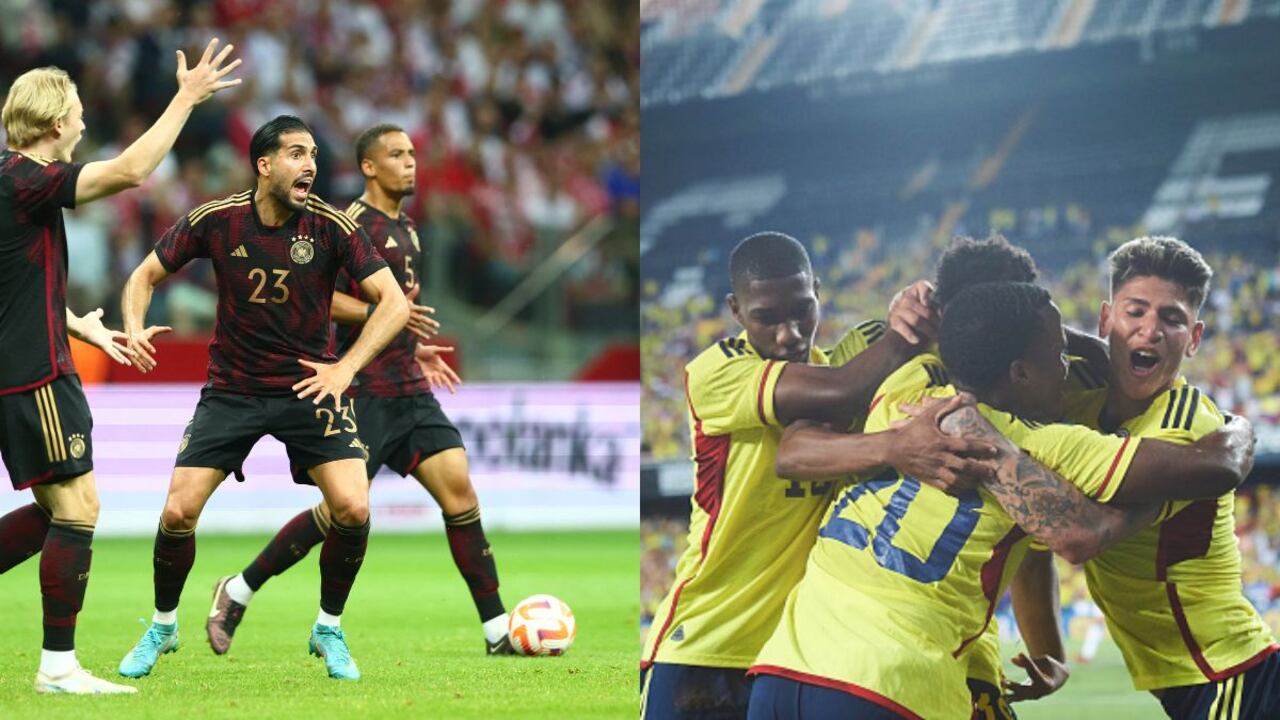 Alemania y Colombia no se enfrentan desde el año 2006. Foto 1: AFP. Foto 2: Getty Images.