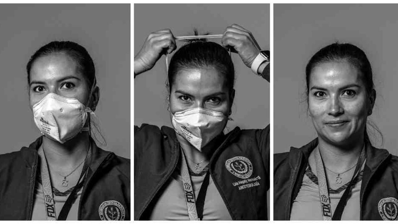 Lida Hernández, médica residente de anestesiología del Hospital San José en Bogotá.