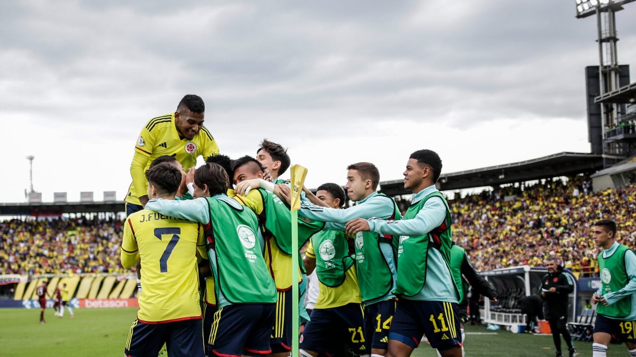 Colombia juega su último partido del hexagonal final ante Venezuela por el Sudamericano Sub-20. Foto: Conmebol.