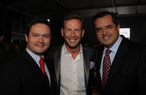 Juan Pablo Morales, Brian Andrews, Rafael Poveda. 
Lanzamiento círculo de la moda de Bogotá 2012
