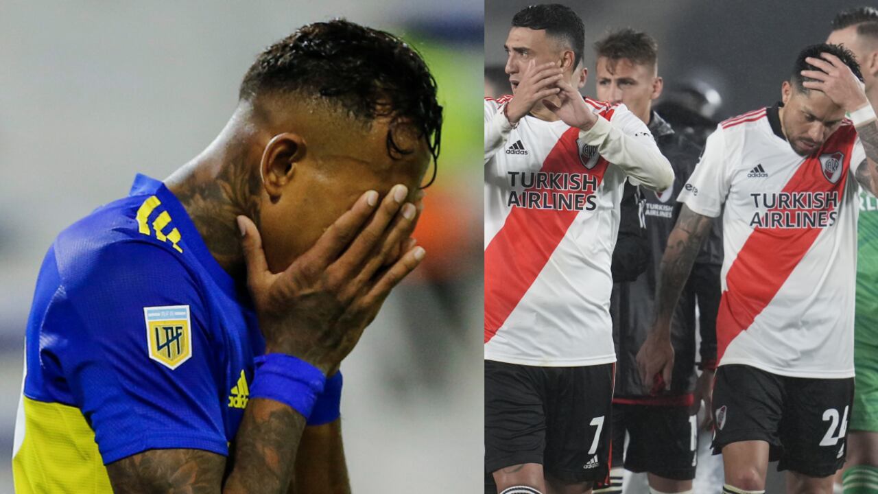 Boca Juniors y River Plate. Foto: Getty Images//AP/Natacha Pisarenko