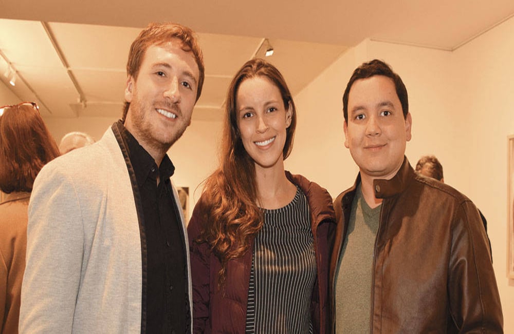 Manuel Velázquez, Laura Zarta y Sebastián Gómez.