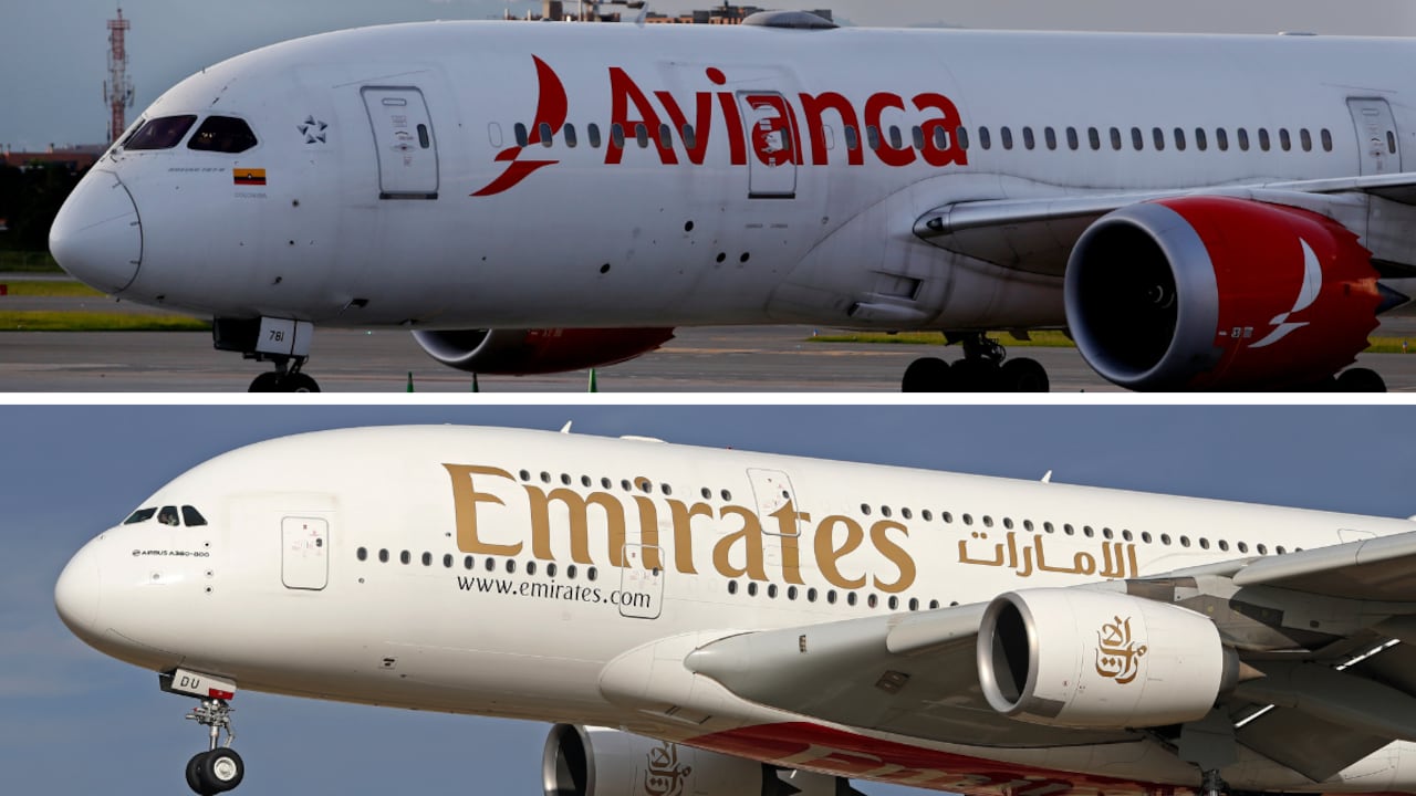 Avianca y Emirates:: fotos de sus aeronaves