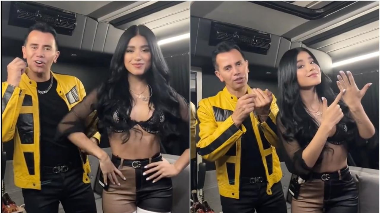 Jhonny Rivera y Jenny López.