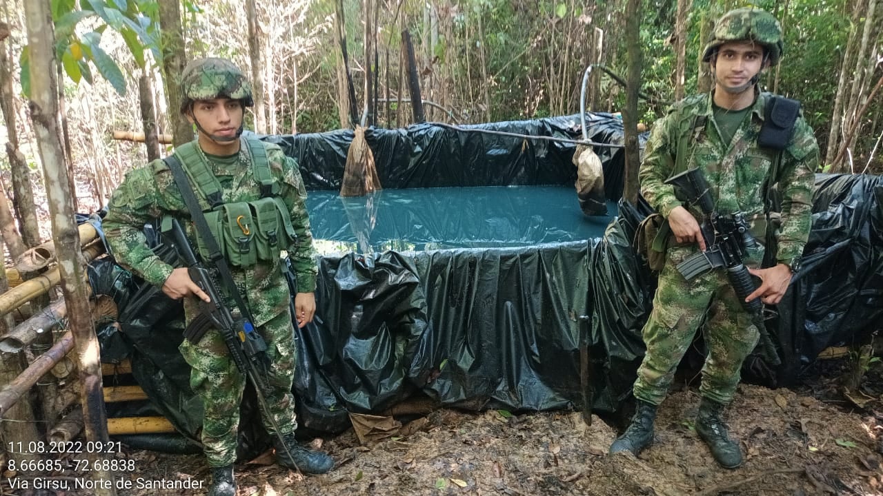 Con la destrucción del complejo, el Ejército Nacional golpea las finanzas de la disidencia Farc-33.