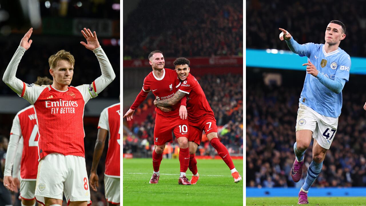 Premier League está en periodo de definición con Arsenal, Liverpool y Manchester City en la pelea