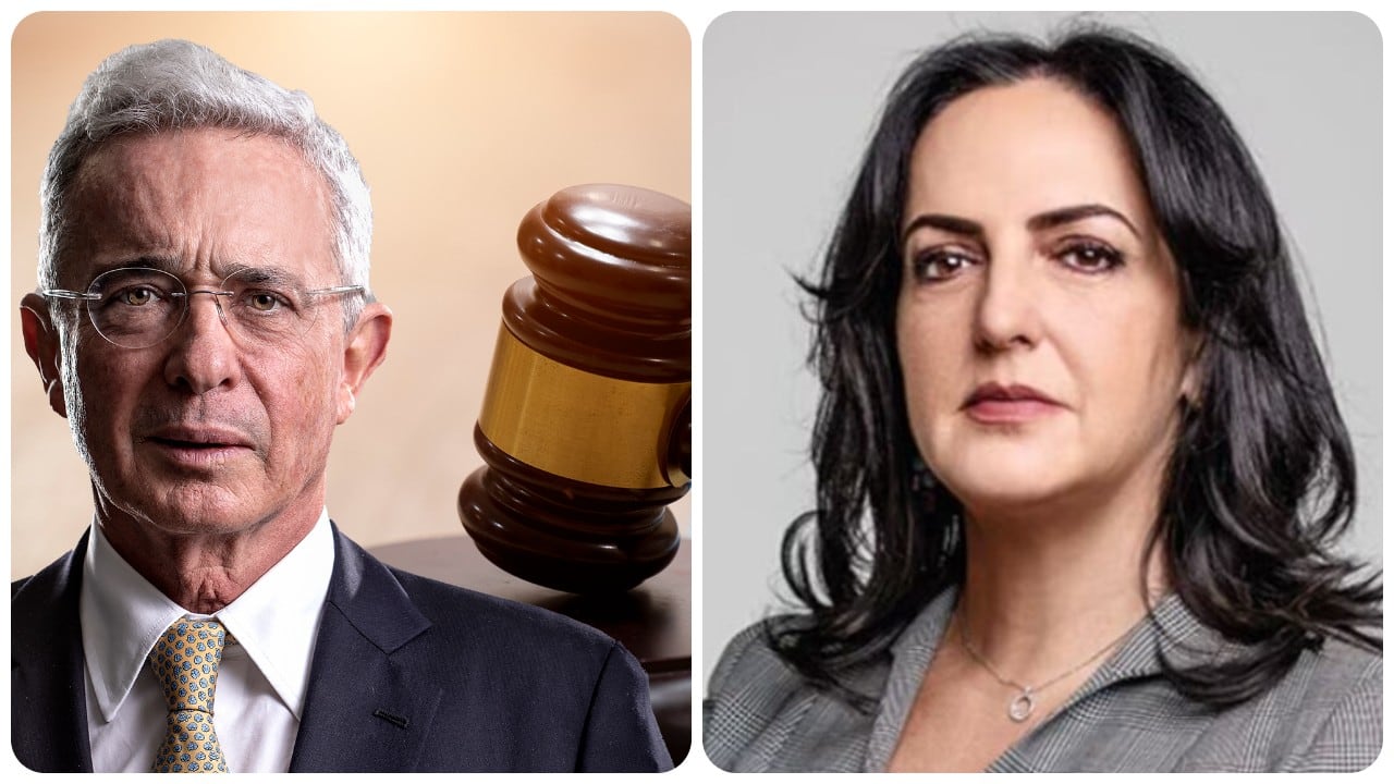 Álvaro Uribe y María Fernanda Cabal.