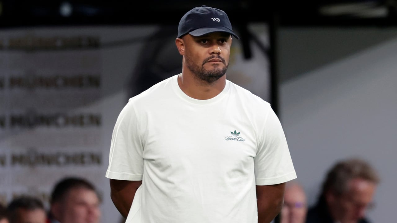 Vincent Kompany, entrenador del Bayern Múnich.