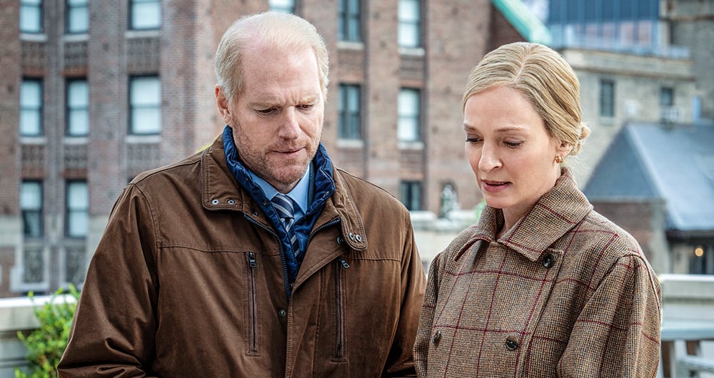 Uma Thurman salta al streaming con Apple TV+ en el thriller cerebral 'Suspicion'. 