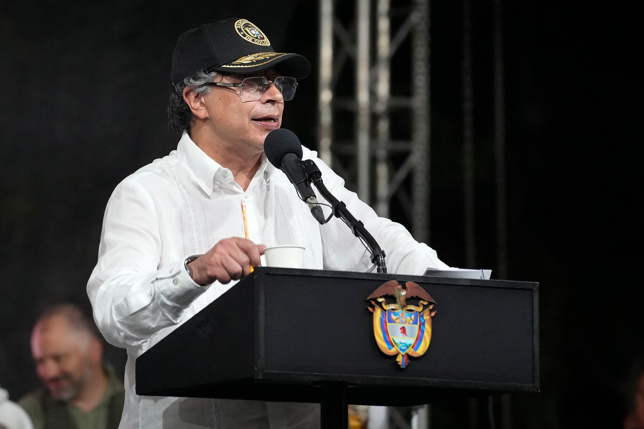 El presidente Gustavo Petro participó en la conmemoración de los 97 años de la Masacre de las Bananeras.