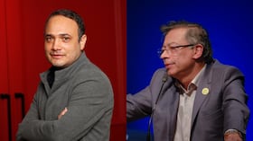 Alfredo Deluque y Gustavo Petro