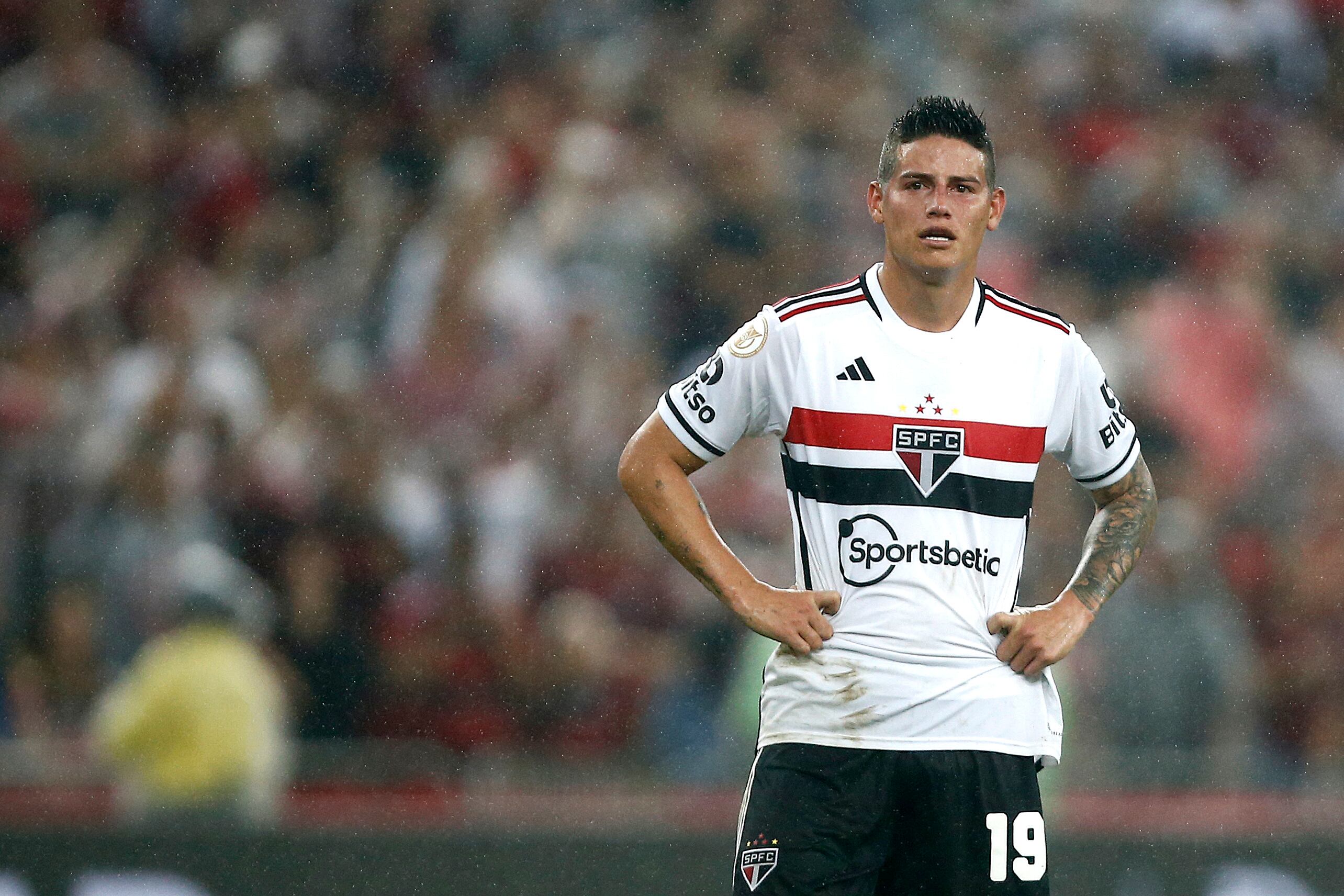 James Rodríguez, volante que tuvo su debut con Sao Paulo