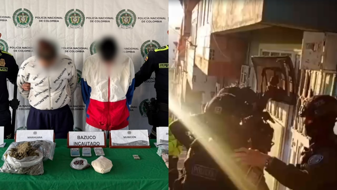 Capturas que dejó la ofensiva y uno de los operativos realizados.