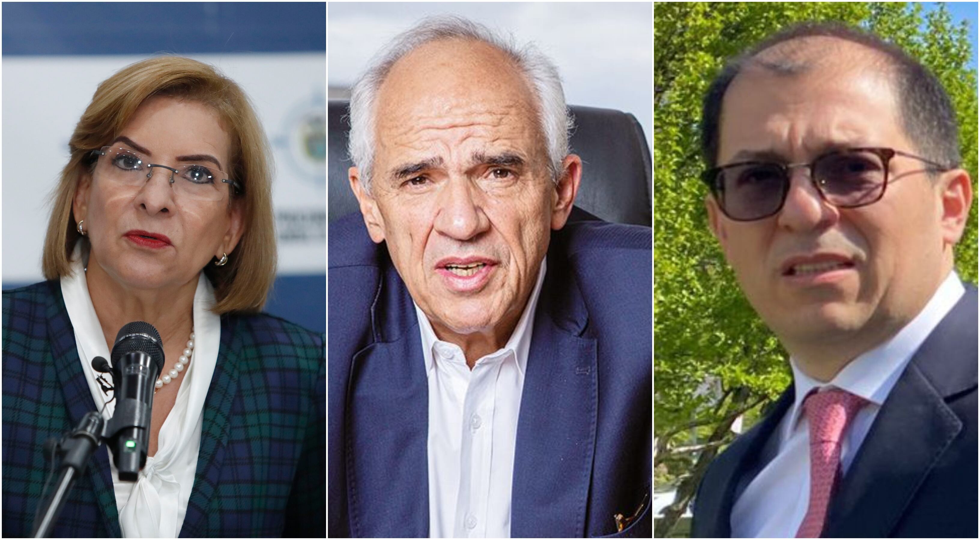 Expresidente Ernesto Samper, procuradora Margarita Cabello Blanco y el fiscal General Francisco Barbosa