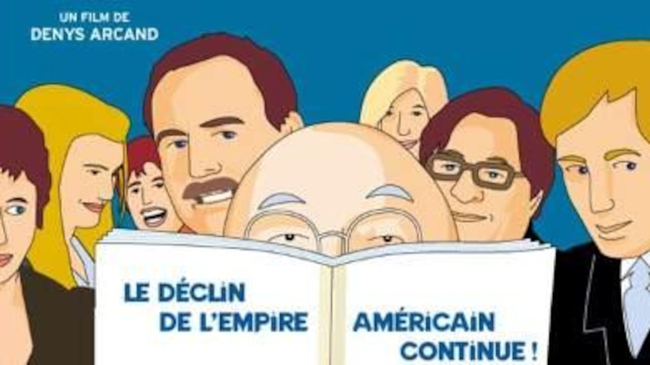 Poster de Les invasions barbares, película del director Denys Arcand