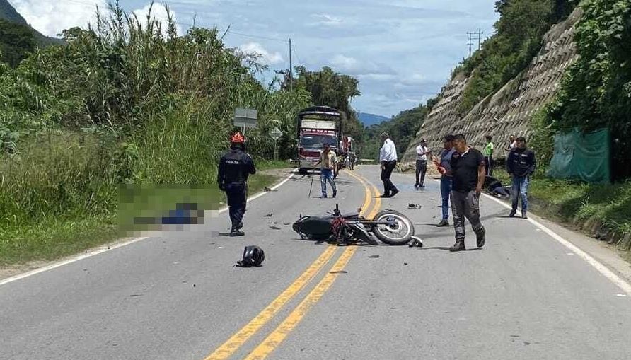 Accidente vía Pamplona - Cúcuta.