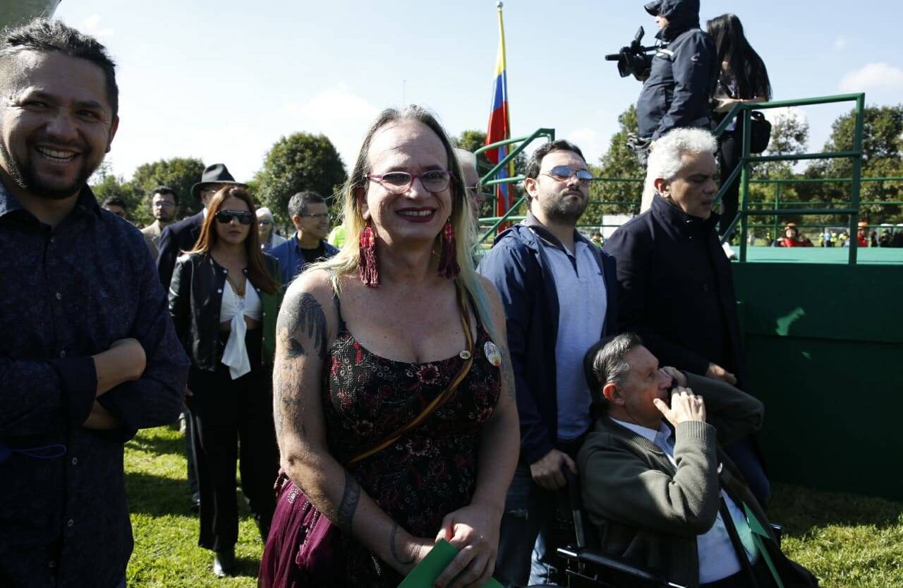 Brigitte Baptiste, una de las mujeres más respetadas de la academia, también asistió a la posesión de la alcaldesa. Foto: Guillermo Torres.
