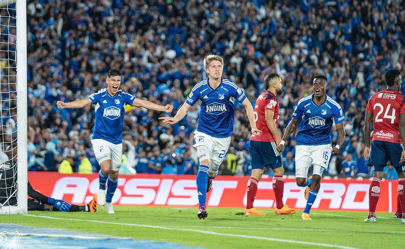 Millonarios está en la final de la Liga BetPlay tras vencer a Medellín.