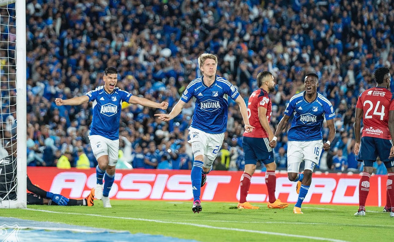 Millonarios está en la final de la Liga BetPlay tras vencer a Medellín.