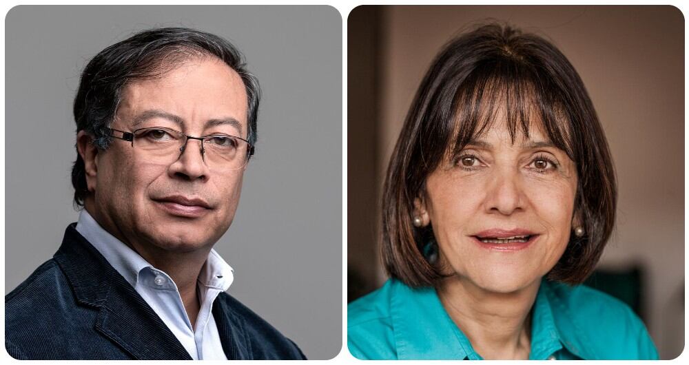Gustavo Petro y Olga Lucía Acosta.