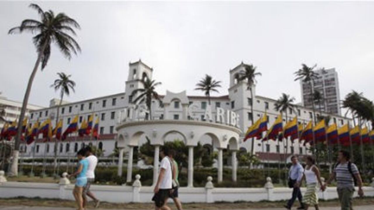 Imágen del hotel en el que se encontraban hospedados los agentes del Servicio Secreto estadounidensses que fueron devueltos a su país e investigados por conducta inapropiada.