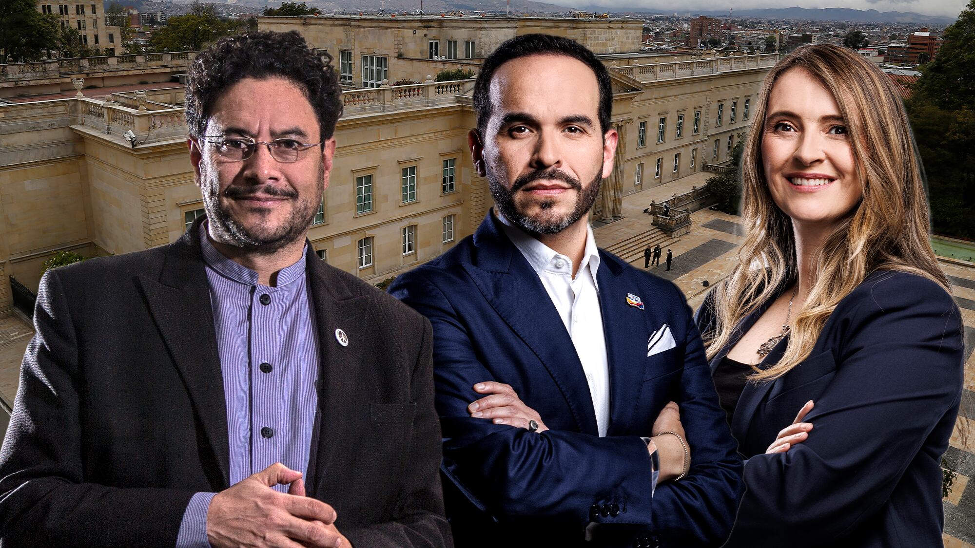 Iván Cepeda, Abelardo de la Espriella , Paloma Valencia