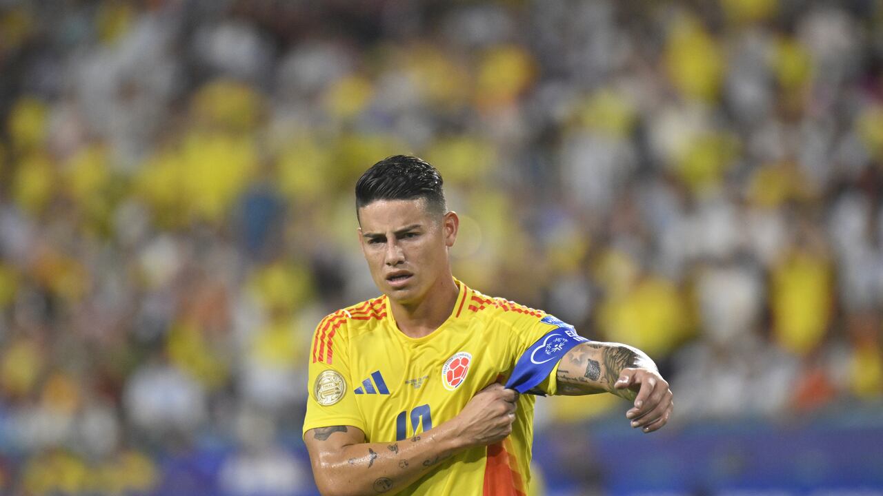 James Rodríguez, capitán de la Selección Colombia