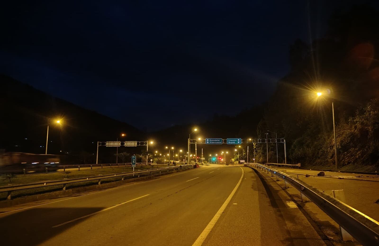 Este es el estado de la vía Bogotá- Villavicencio