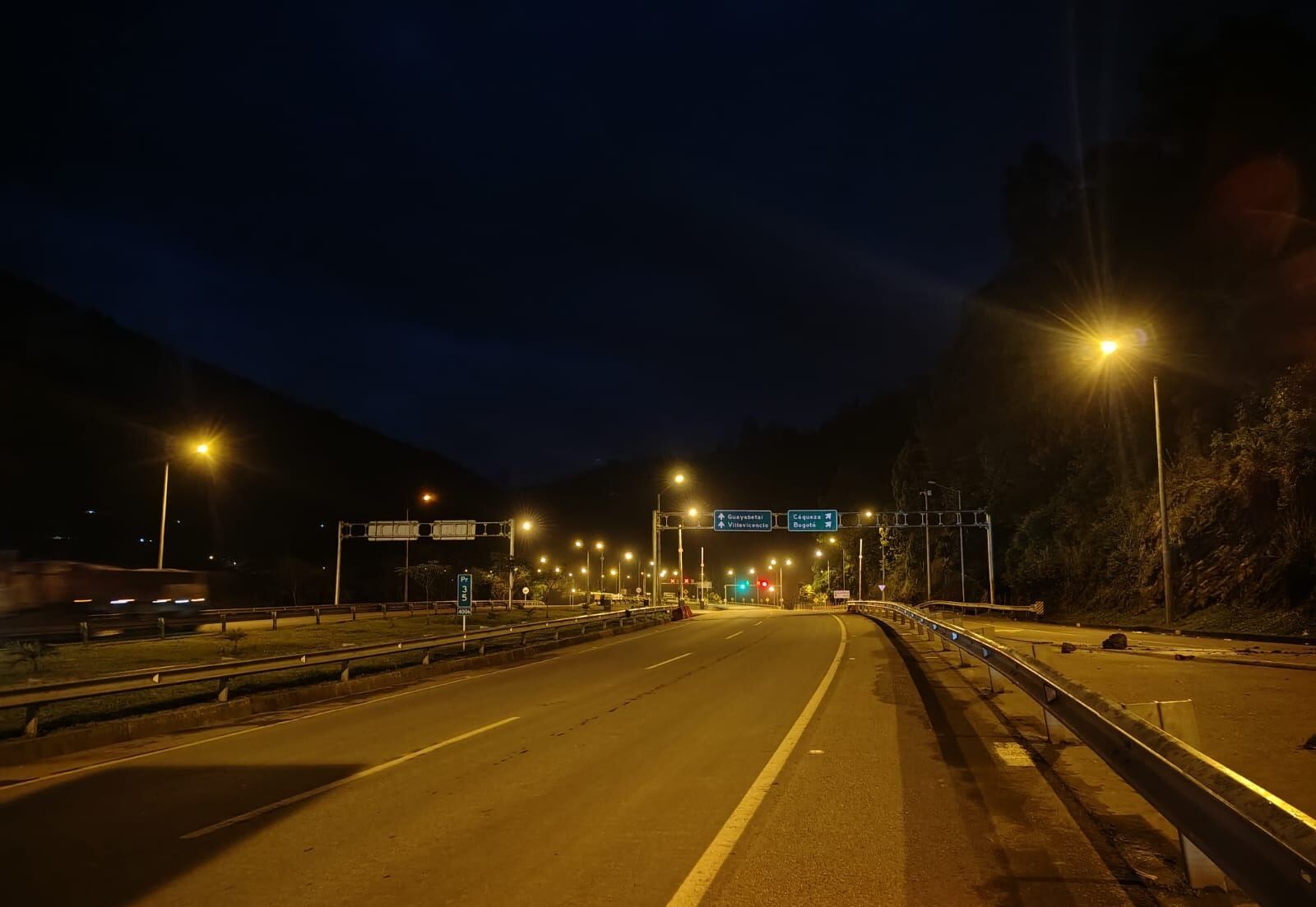 Este es el estado de la vía Bogotá- Villavicencio