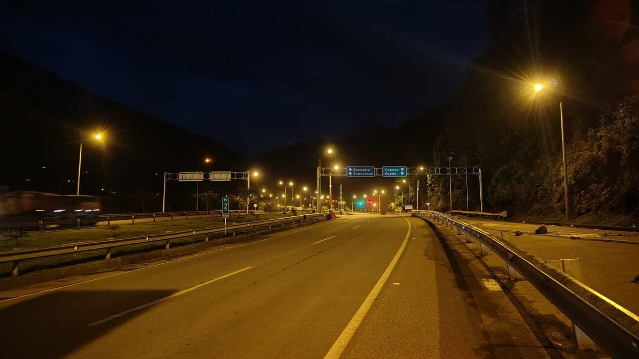 Este es el estado de la vía Bogotá- Villavicencio