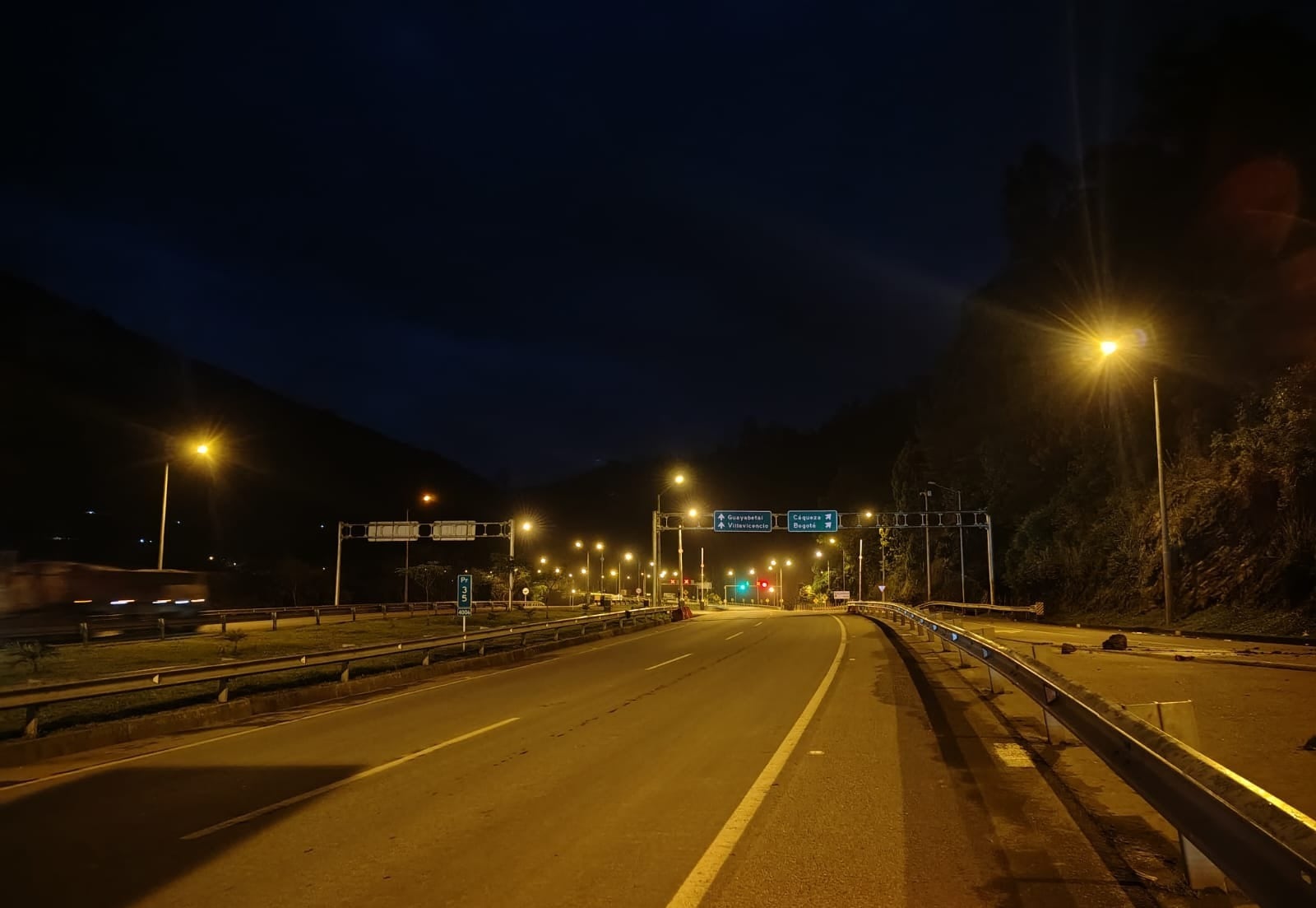 Este es el estado de la vía Bogotá- Villavicencio