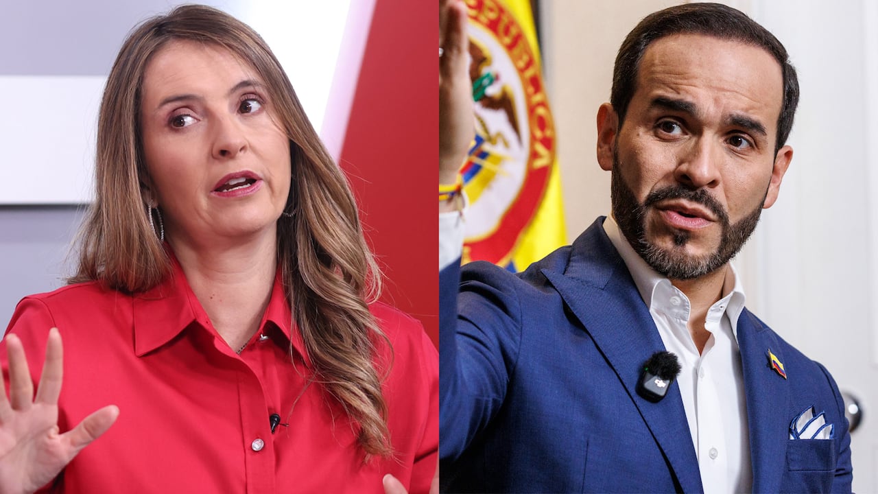 Paloma Valencia y Abelardo de la Espriella, candidatos presidenciales.