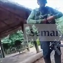 Según las agencias de inteligencia de Colombia, este es el campamento Escorpión del ELN, ubicado entre Venezuela y Barrancas Guajira.