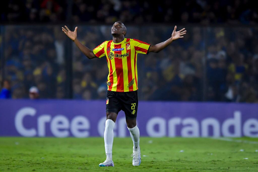 Jimer Fory marcó gol ante Boca Juniors con Deportivo Pereira