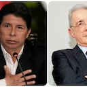 Pedro Castillo y Álvaro Uribe