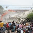 Escombros de lo que antes era la Notaría 20 al Oriente de Cali.