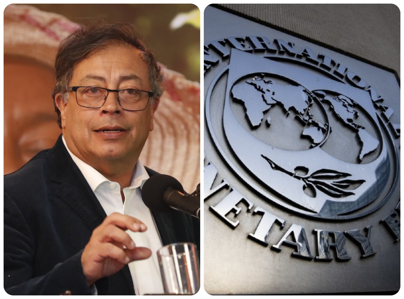 El presidente Gustavo Petro respondió al FMI por economía colombiana.