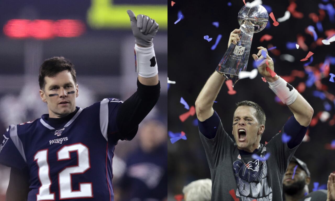 Tom Brady. NFL. Super Bowl. Foto: AP/Charles Krupa//AP/Darron Cummings