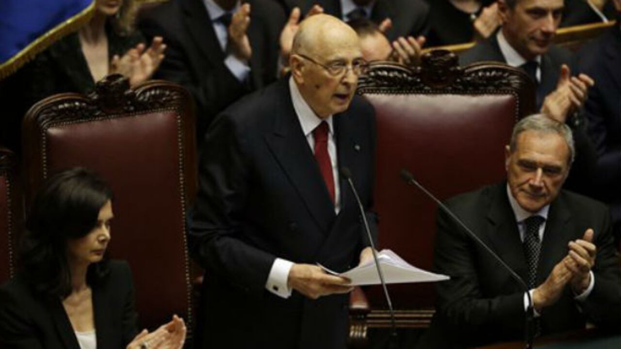 Giorgio Napolitano llegó al cargo en el 2006