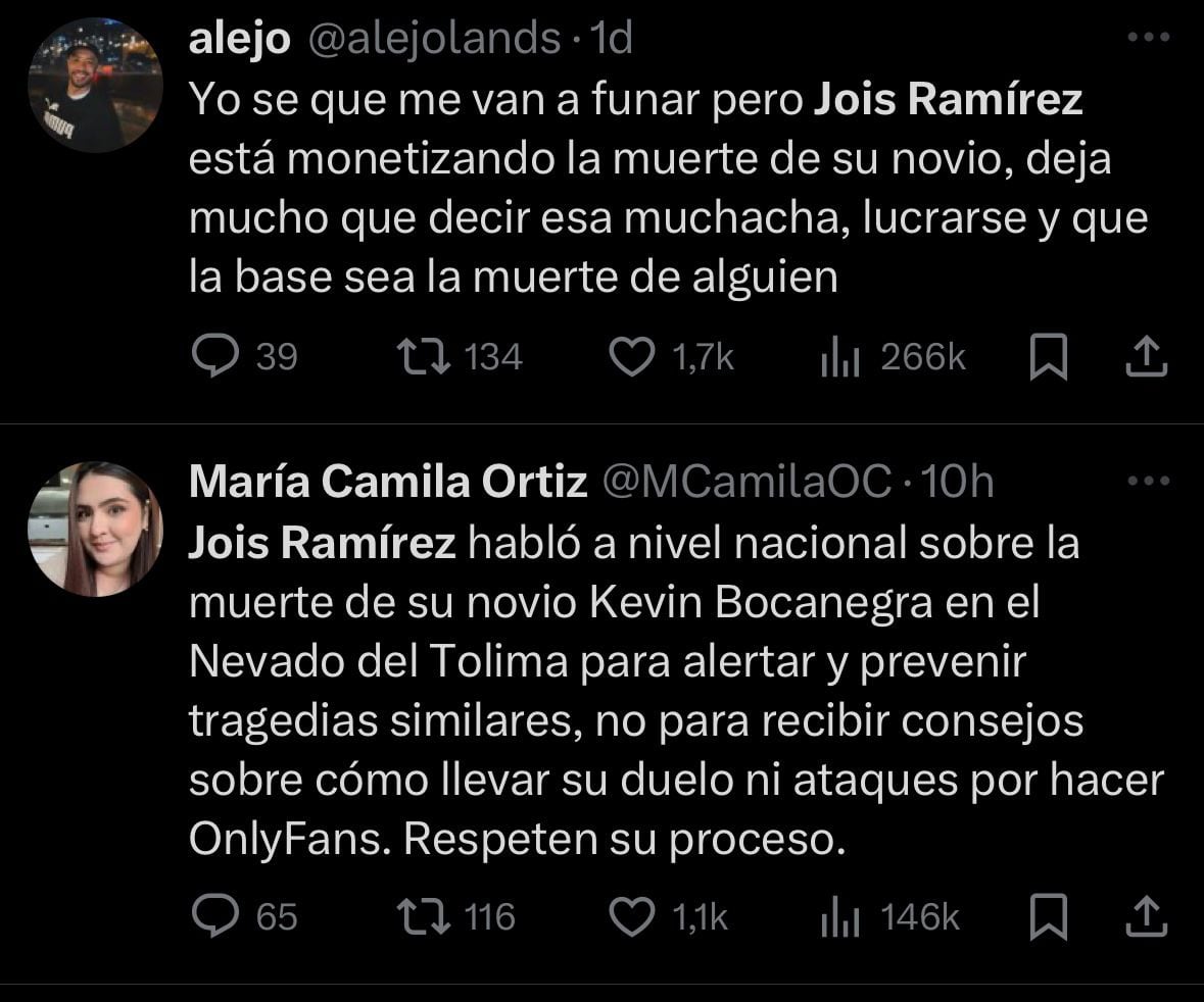 Cientos de personas compartieron sus opiniones en redes sociales con respecto al trabajo de Jois Ramírez.